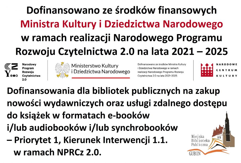 Dotacja z Narodowego Programu Rozwoju Czytelnictwa