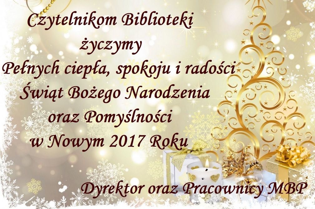 Życzenia bożonarodzeniowe i życzenia noworoczne