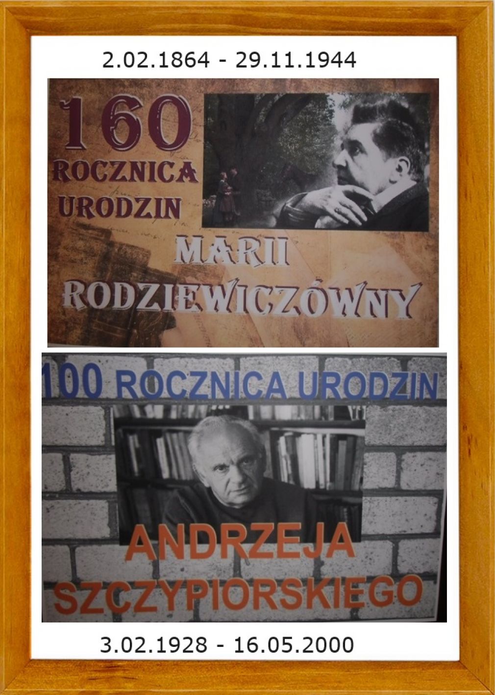 Maria Rodziewiczówna. Andrzej Szczypiorski