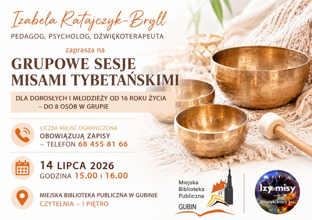 Sesje grupowe misami tybetańskimi